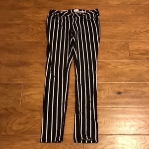 Black and white pants